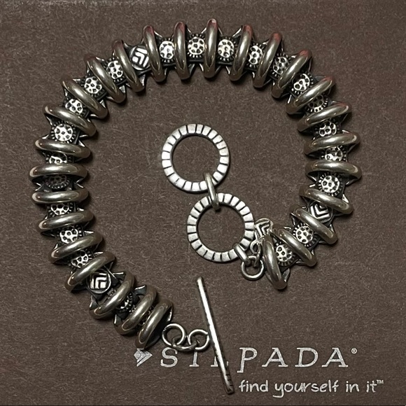 🩵SOLD🩵 Silpada Logo Signature Arrowhead Sterling Silver Bracelet B2091 - Picture 10 of 15